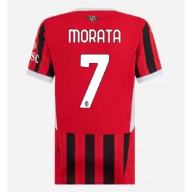 AC Milan Alvaro Morata #7 Hjemme skjorte til dame 2024-25 Kortermet